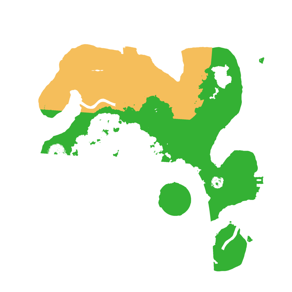 Biome Rust Map: Procedural Map, Size: 2500, Seed: 1266815630