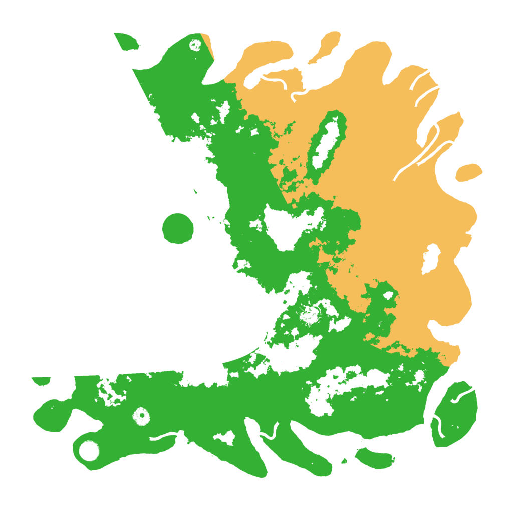 Biome Rust Map: Procedural Map, Size: 4500, Seed: 35643