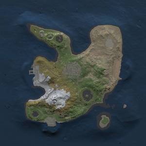 Thumbnail Rust Map: Procedural Map, Size: 2000, Seed: 1604354833, 6 Monuments