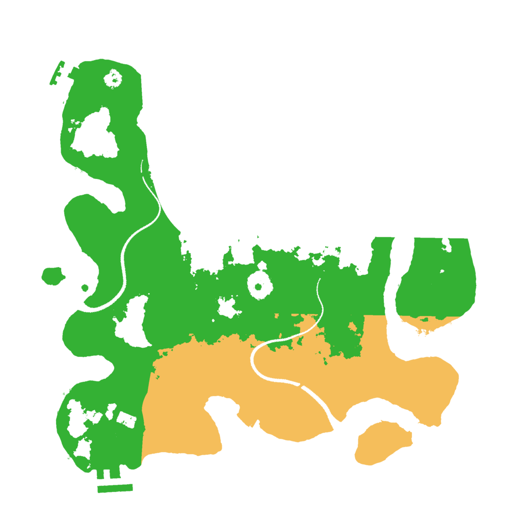 Biome Rust Map: Procedural Map, Size: 3000, Seed: 828670689