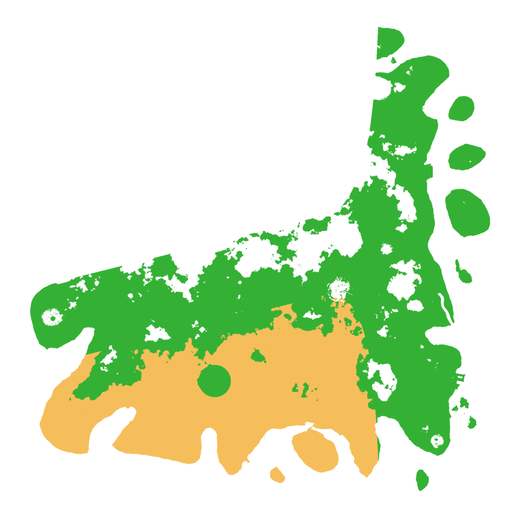 Biome Rust Map: Procedural Map, Size: 4250, Seed: 84087383