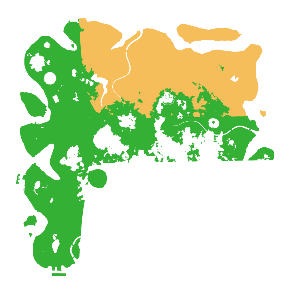 Biome Rust Map: Procedural Map, Size: 4250, Seed: 2135279506
