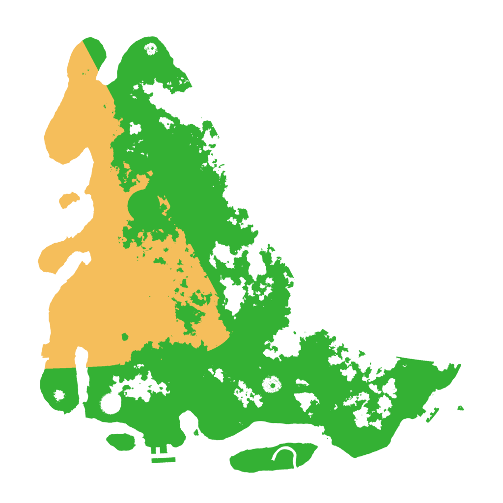 Biome Rust Map: Procedural Map, Size: 4250, Seed: 1327224250