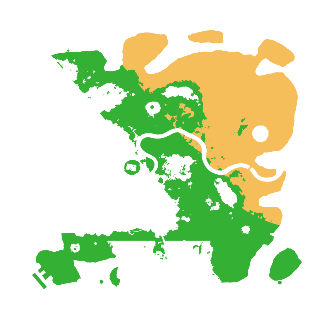 Biome Rust Map: Procedural Map, Size: 3450, Seed: 93312466
