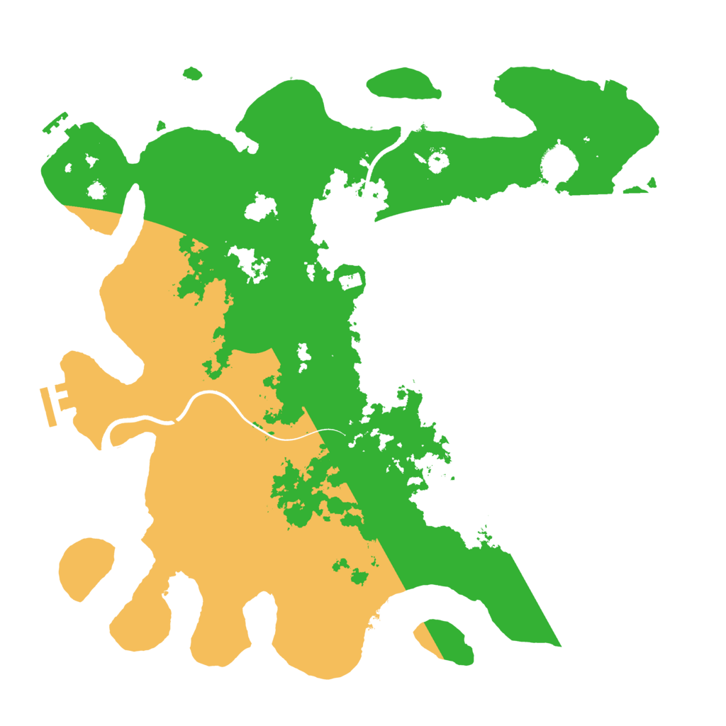 Biome Rust Map: Procedural Map, Size: 3700, Seed: 29439263