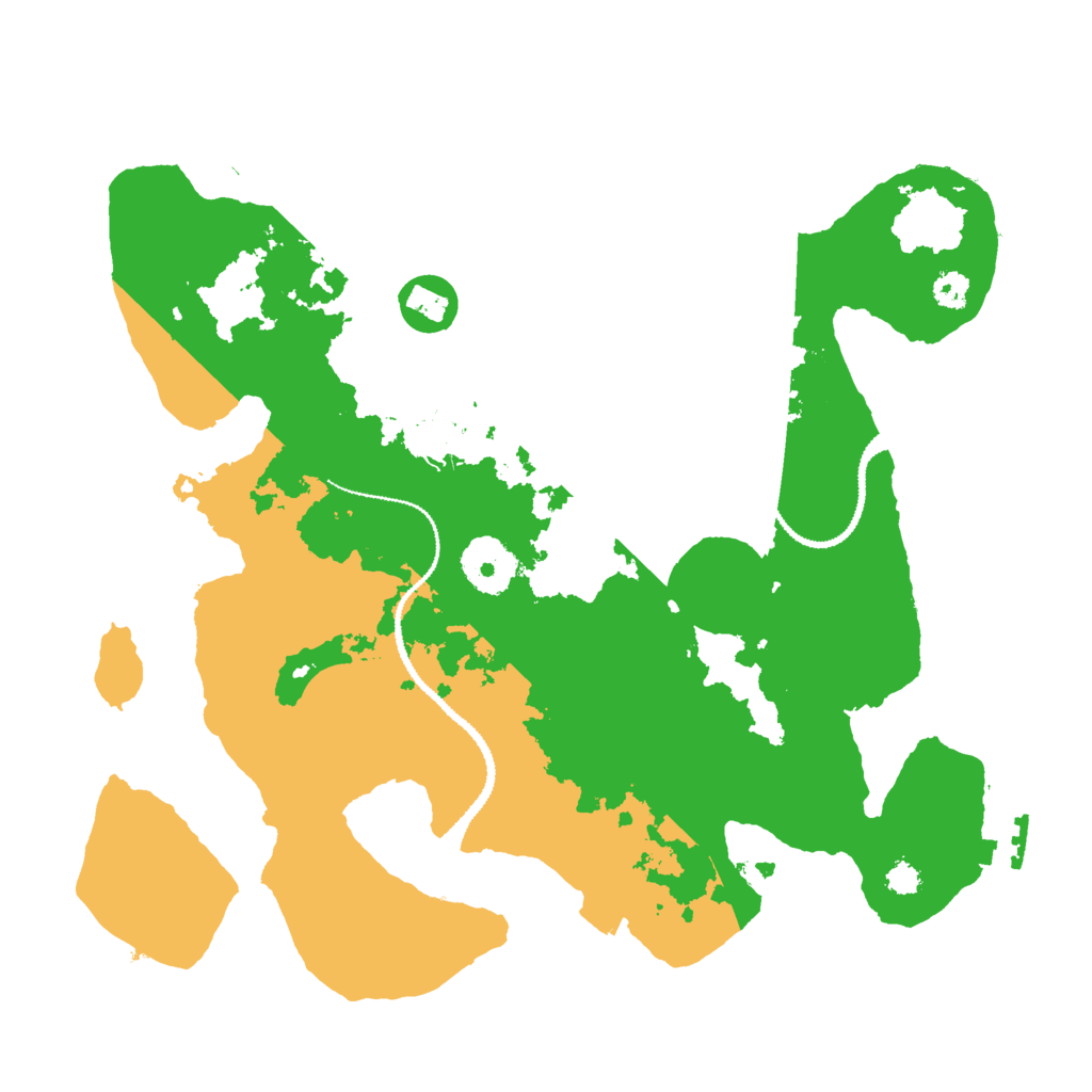 Biome Rust Map: Procedural Map, Size: 3000, Seed: 1076144897