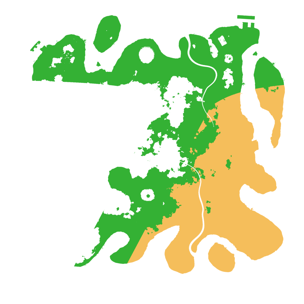 Biome Rust Map: Procedural Map, Size: 3500, Seed: 801723
