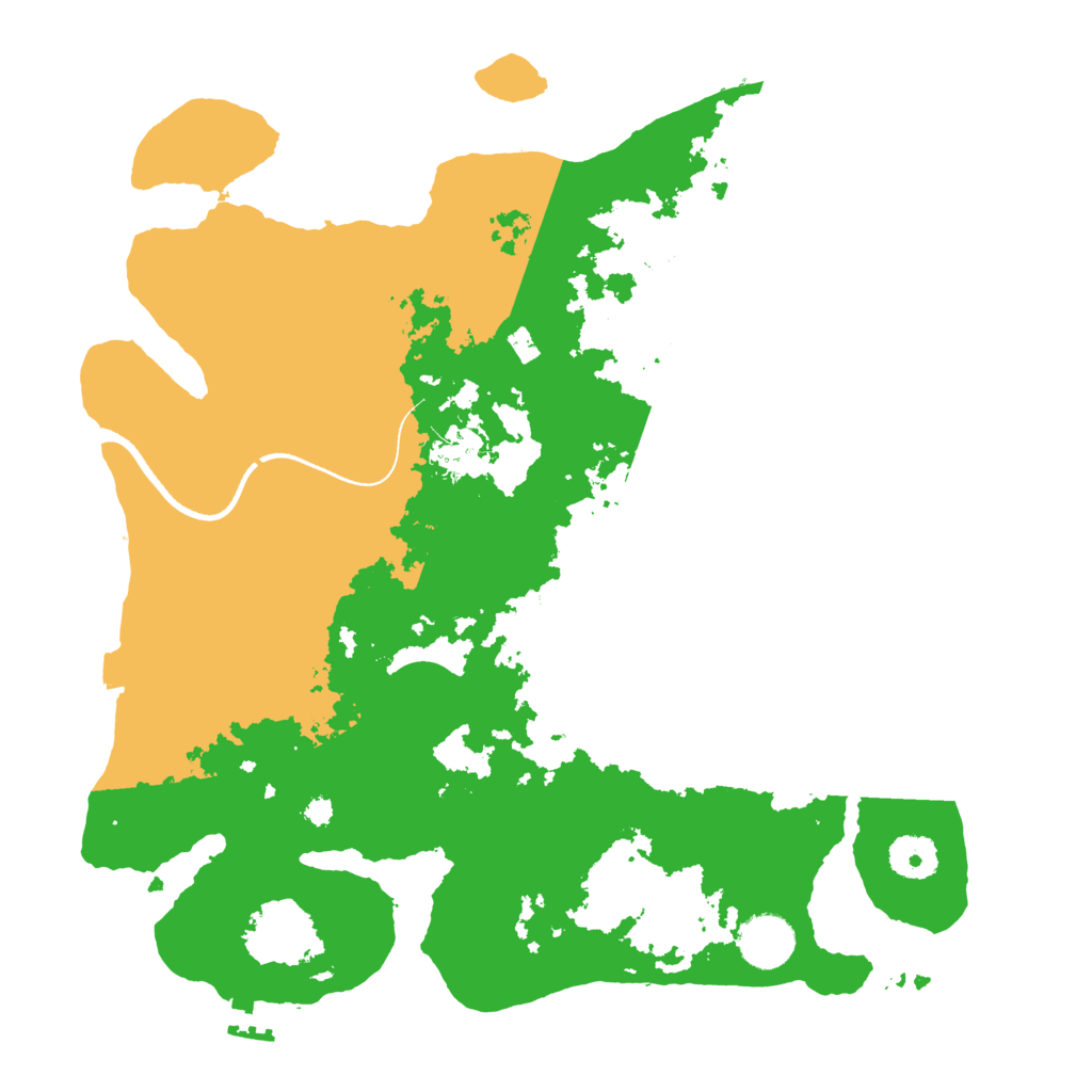 Biome Rust Map: Procedural Map, Size: 3500, Seed: 577052529