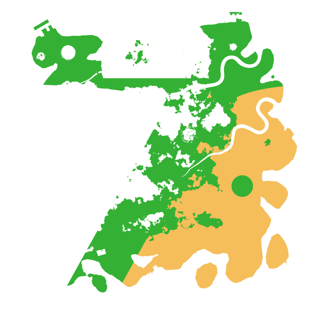 Biome Rust Map: Procedural Map, Size: 3850, Seed: 51366202