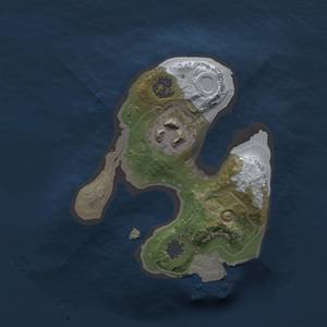 Thumbnail Rust Map: Procedural Map, Size: 1500, Seed: 23974, 4 Monuments