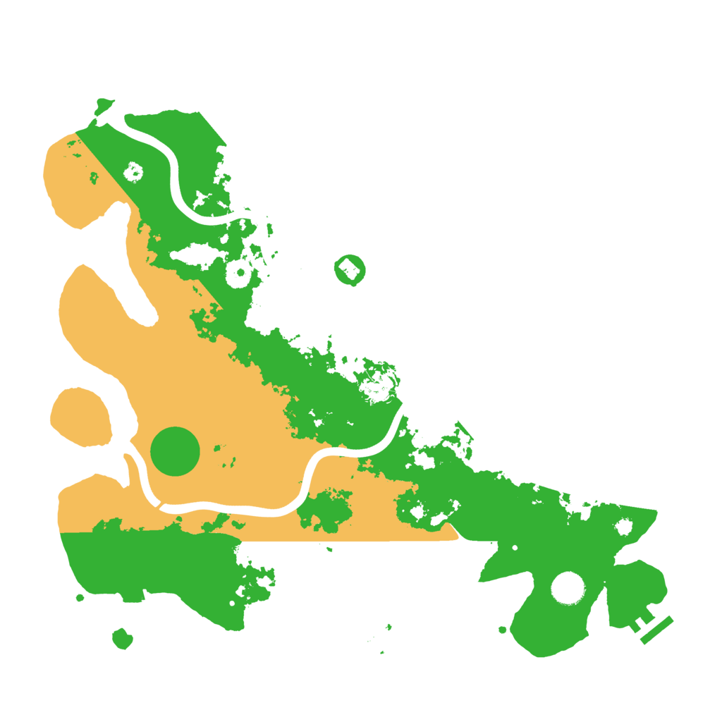 Biome Rust Map: Procedural Map, Size: 3850, Seed: 33116582