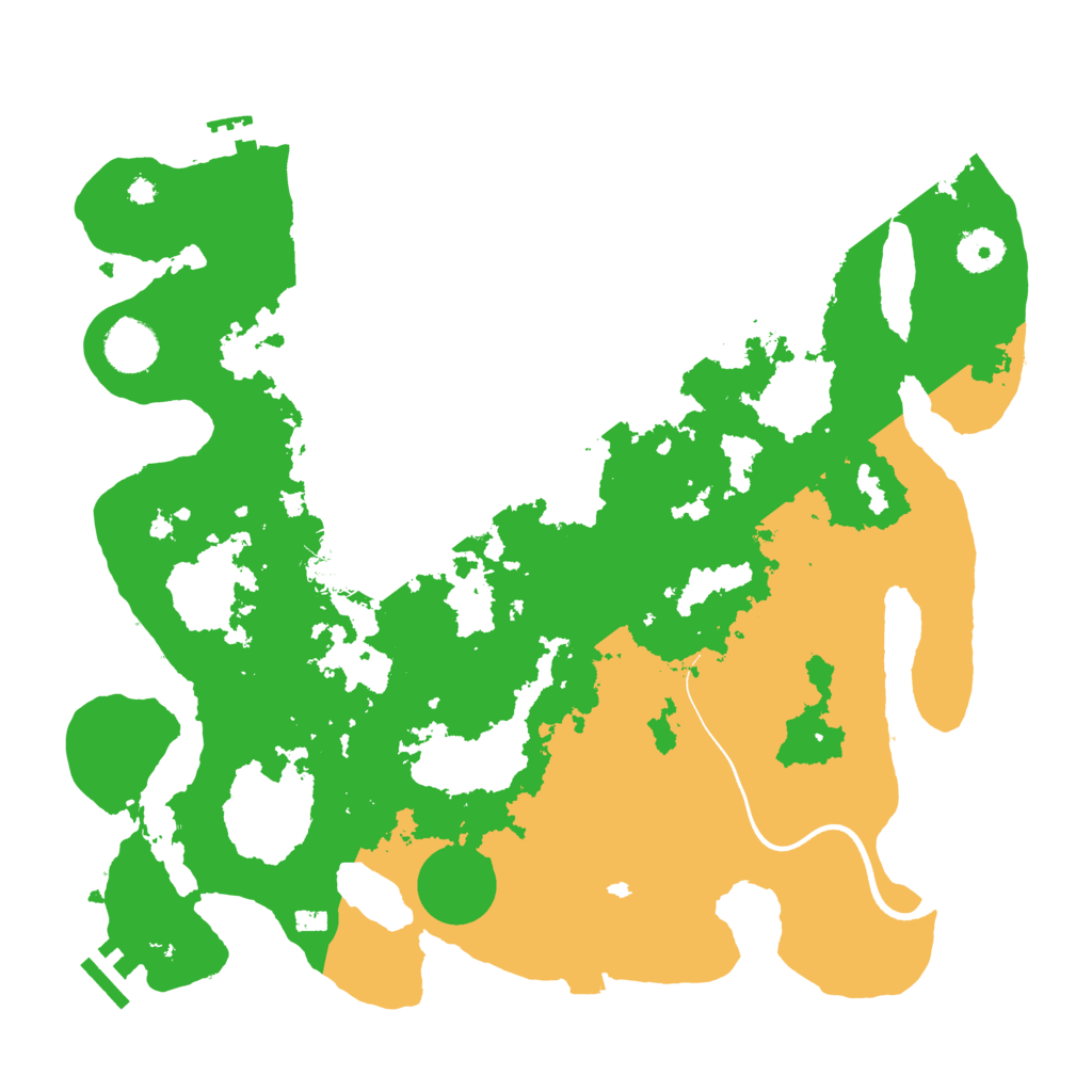 Biome Rust Map: Procedural Map, Size: 3650, Seed: 786578658
