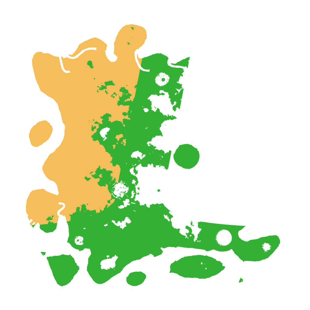 Biome Rust Map: Procedural Map, Size: 3500, Seed: 93801904