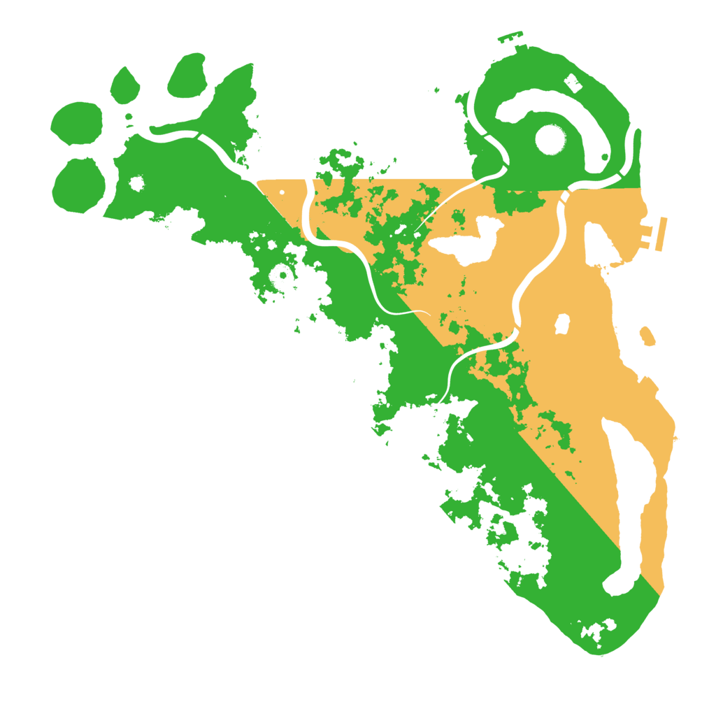 Biome Rust Map: Procedural Map, Size: 4250, Seed: 113012223