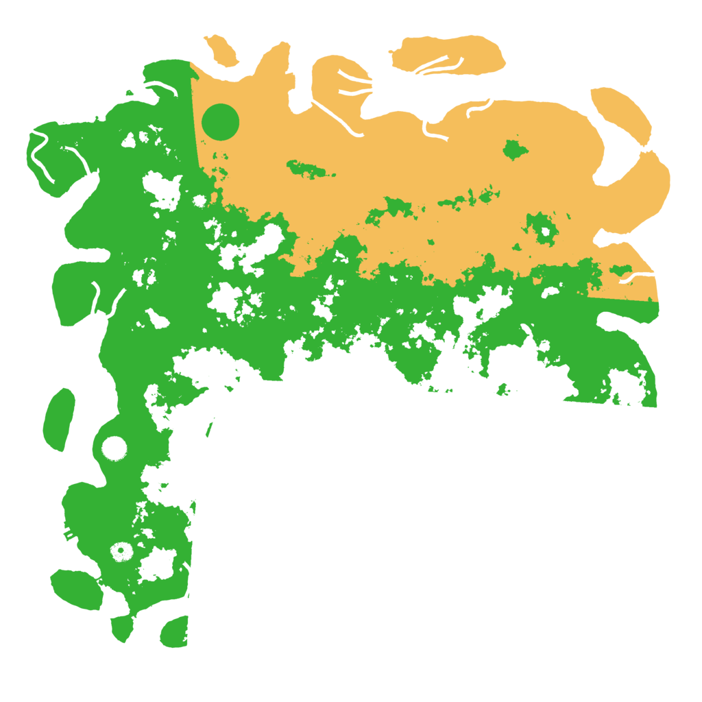 Biome Rust Map: Procedural Map, Size: 5000, Seed: 96993451