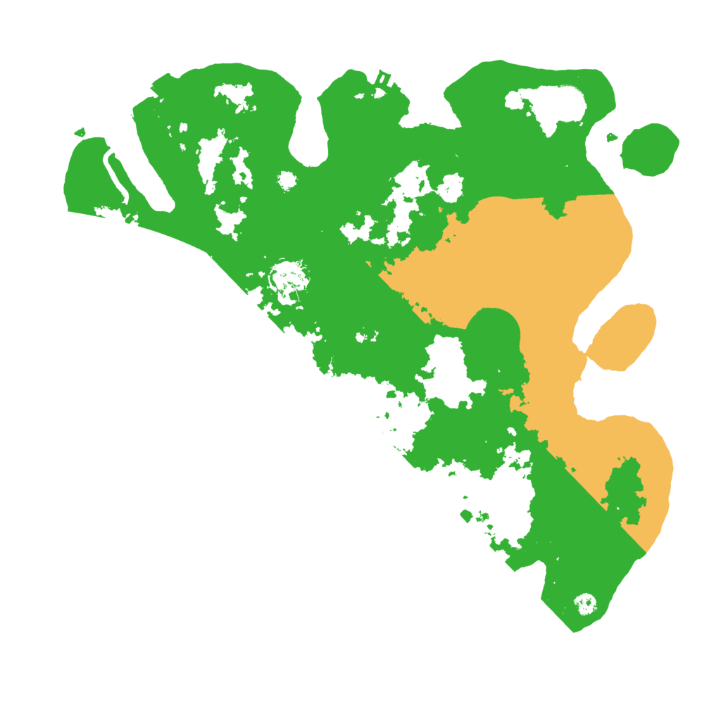 Biome Rust Map: Procedural Map, Size: 3500, Seed: 475605851