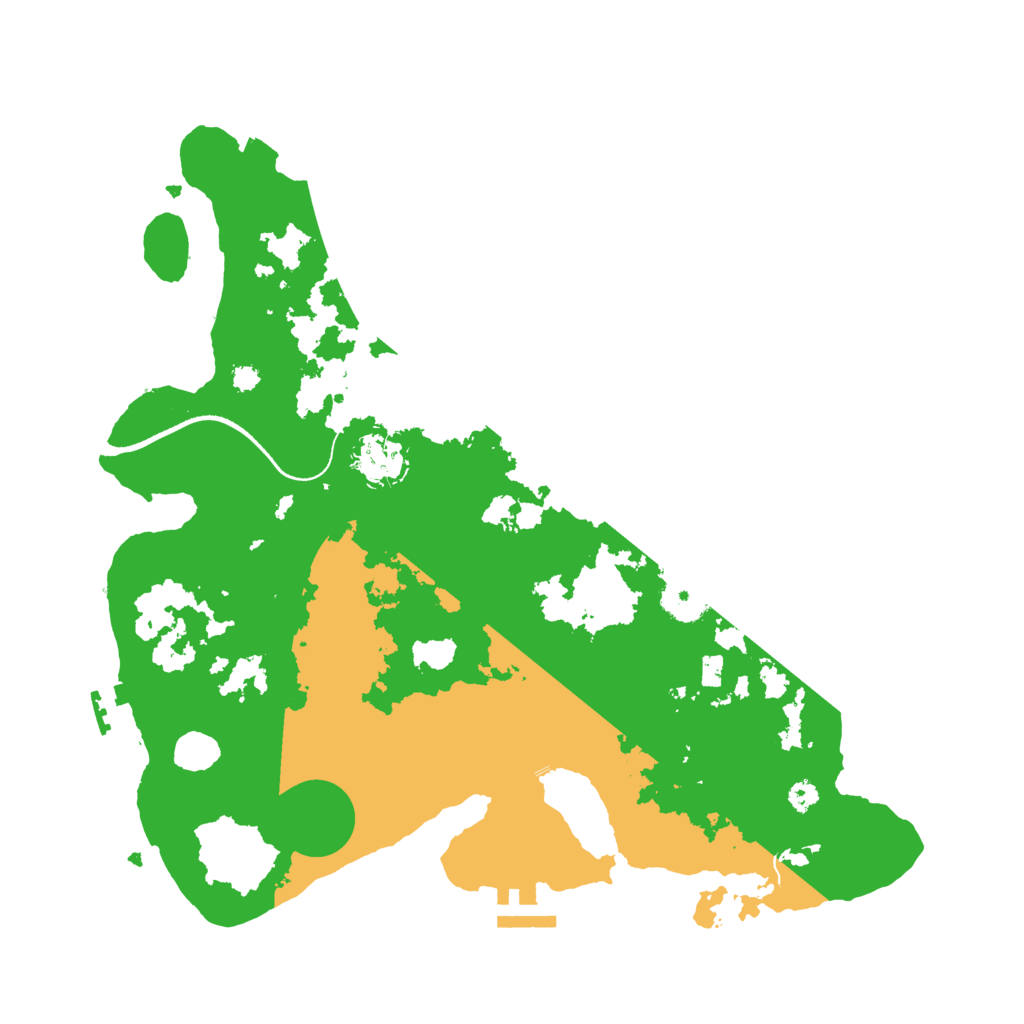 Biome Rust Map: Procedural Map, Size: 3500, Seed: 188943462