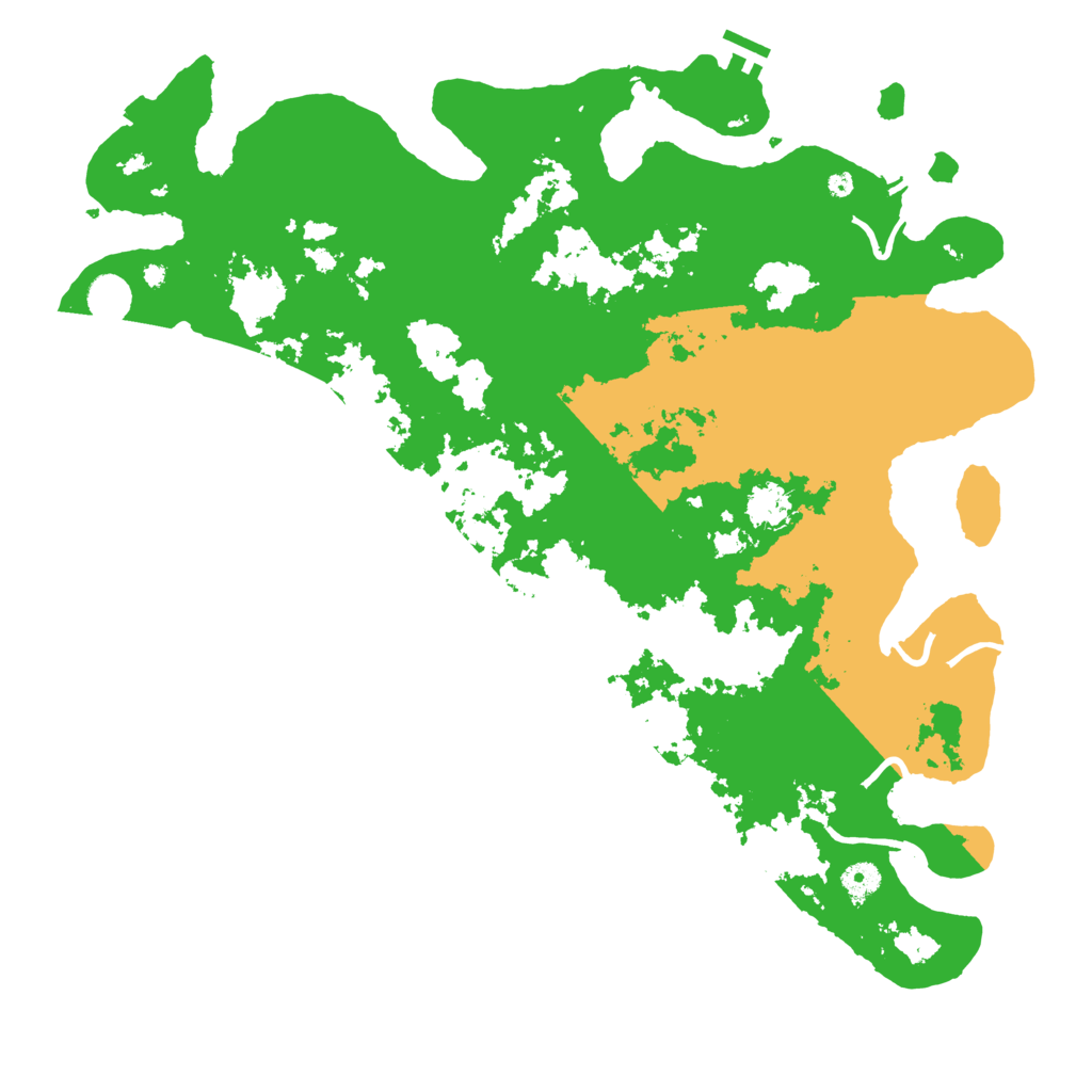 Biome Rust Map: Procedural Map, Size: 4500, Seed: 746271077