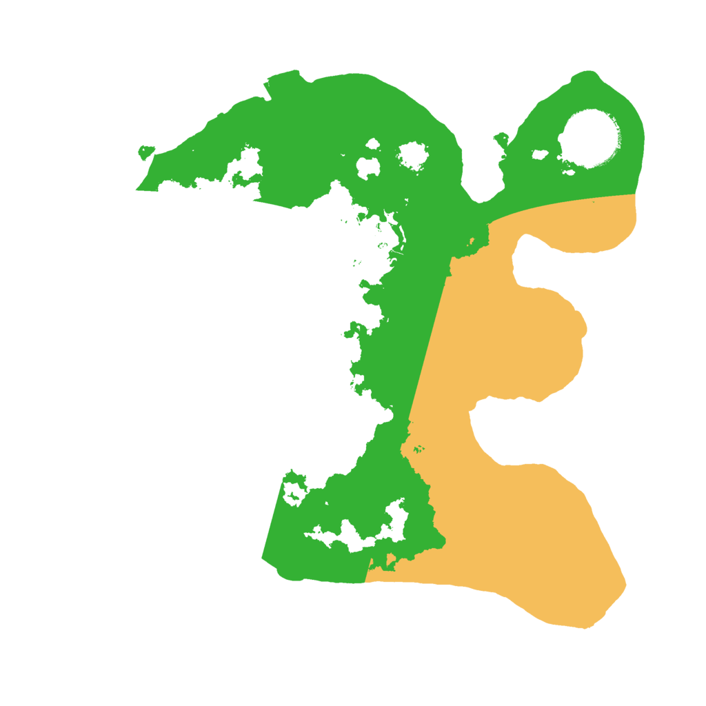 Biome Rust Map: Procedural Map, Size: 2200, Seed: 8758758