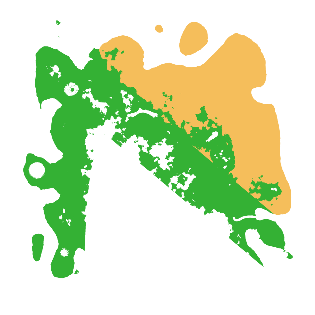 Biome Rust Map: Procedural Map, Size: 3500, Seed: 2509