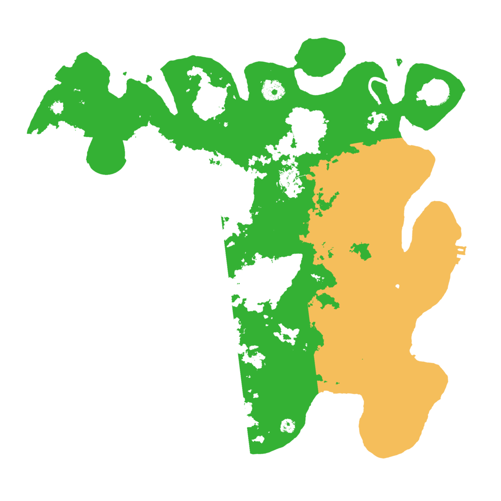 Biome Rust Map: Procedural Map, Size: 3550, Seed: 1212133
