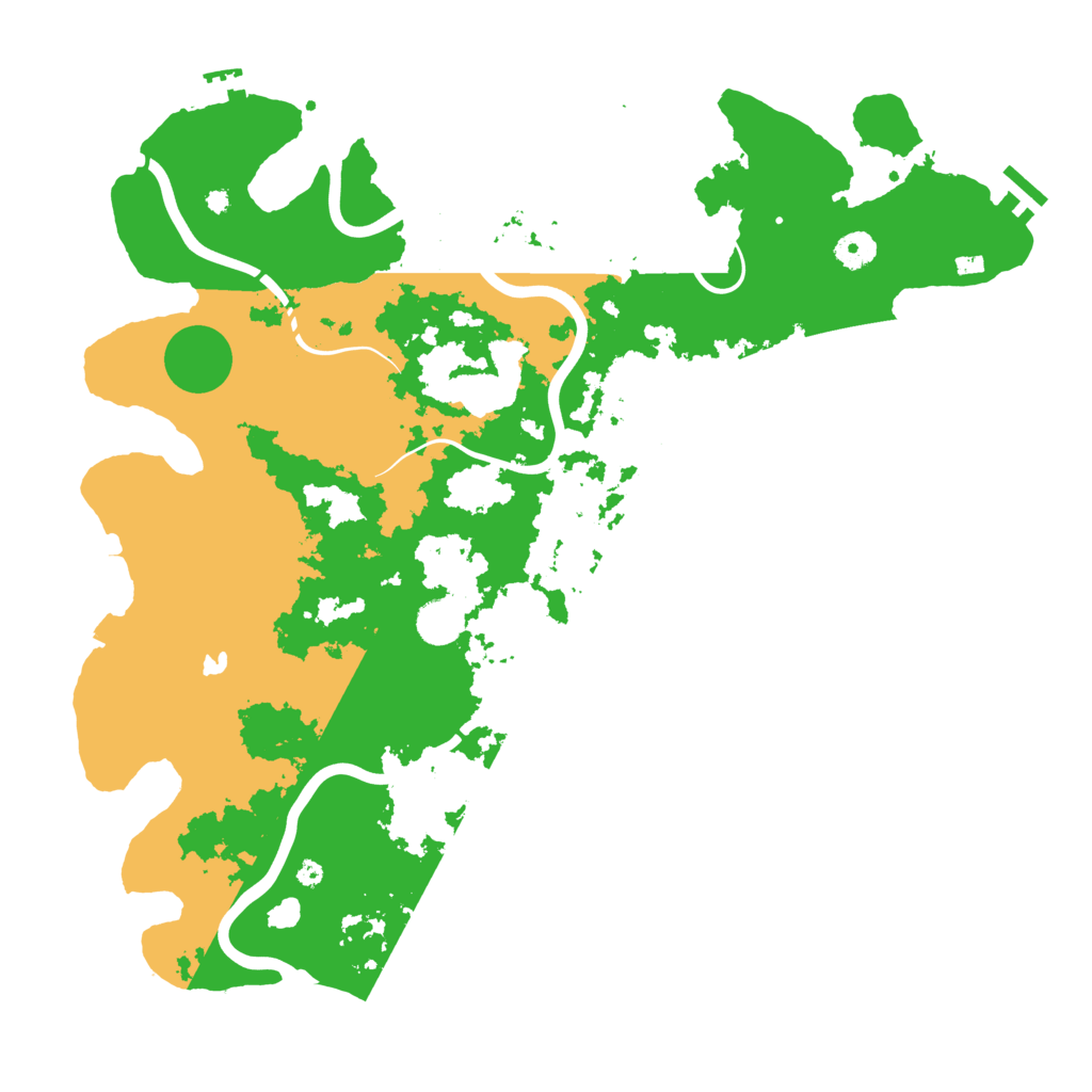 Biome Rust Map: Procedural Map, Size: 4250, Seed: 94676061