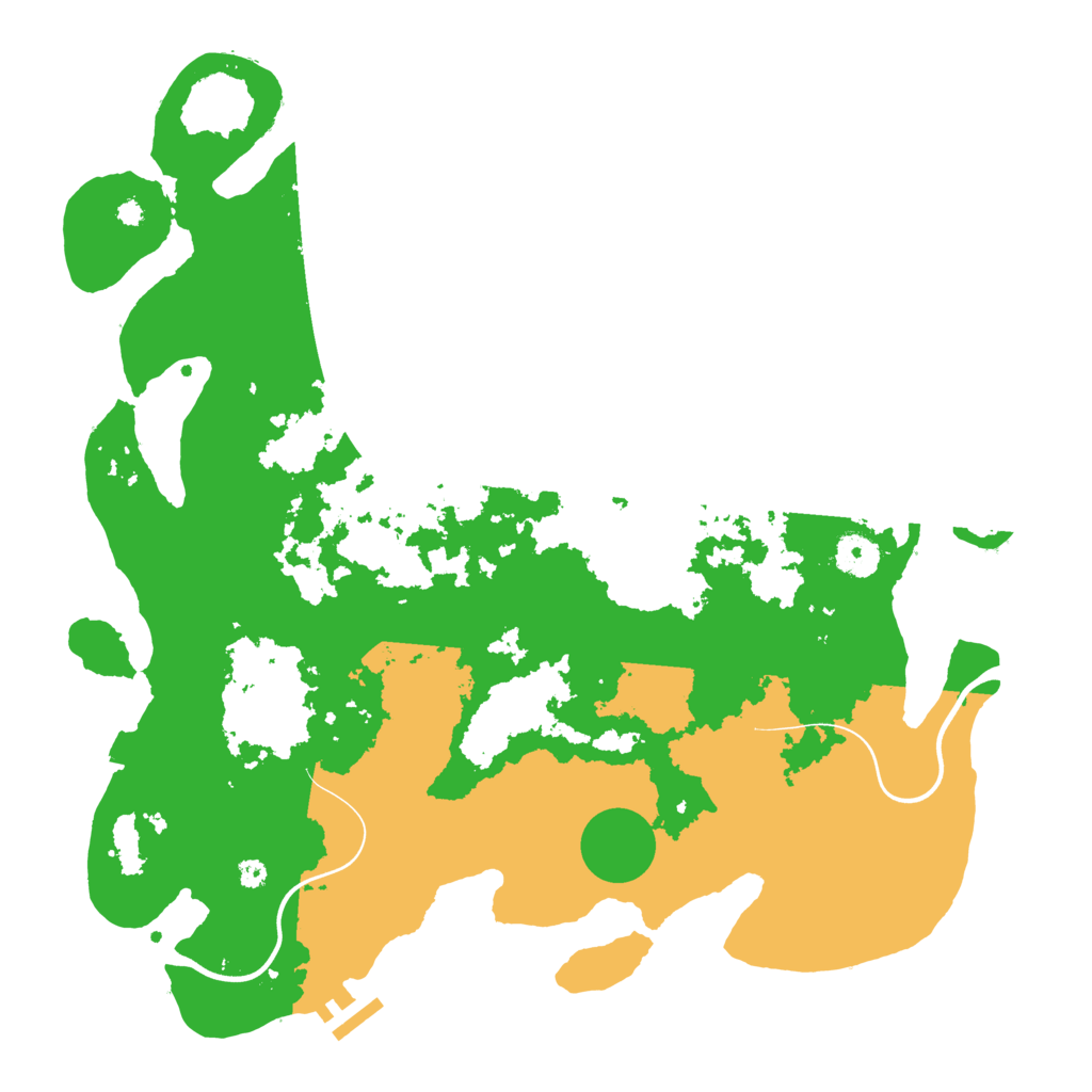 Biome Rust Map: Procedural Map, Size: 3850, Seed: 74468444