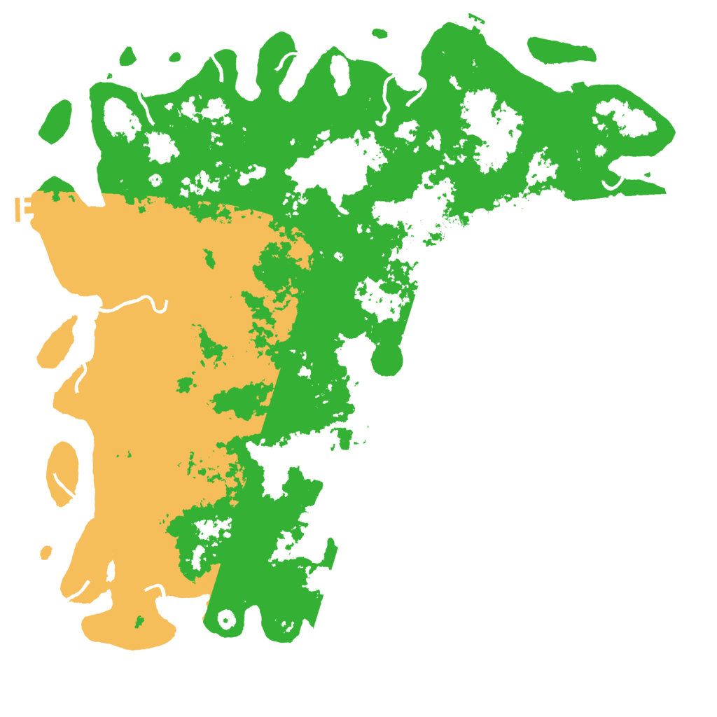 Biome Rust Map: Procedural Map, Size: 6000, Seed: 316231775