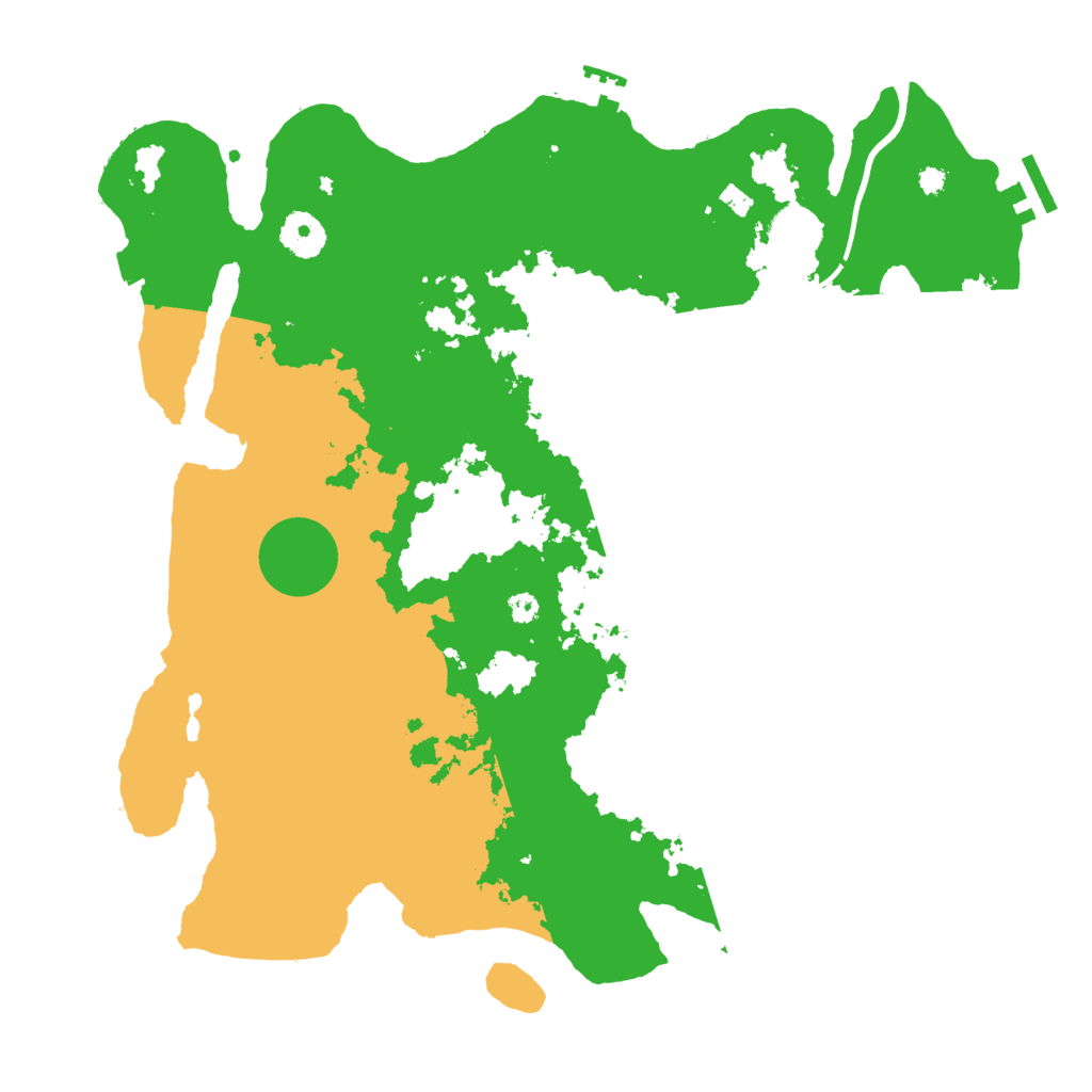 Biome Rust Map: Procedural Map, Size: 3650, Seed: 89504358