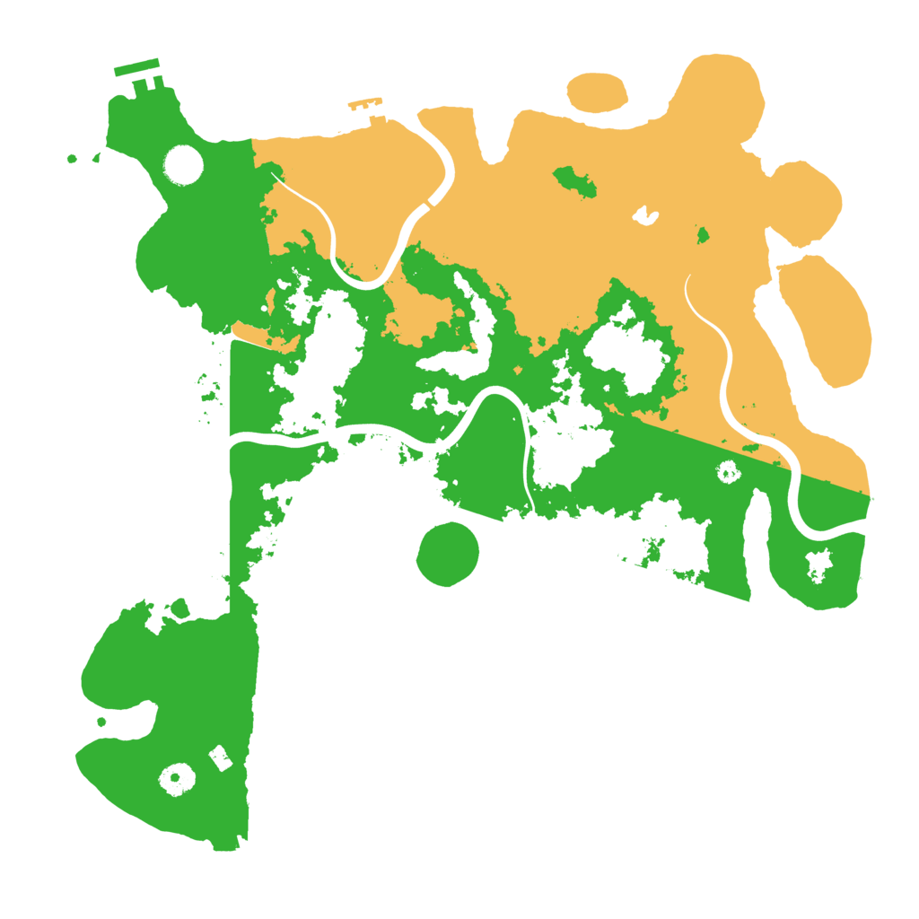 Biome Rust Map: Procedural Map, Size: 4100, Seed: 57219631