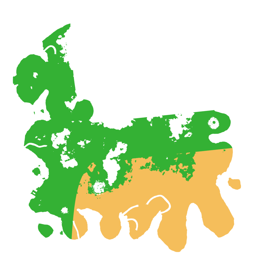 Biome Rust Map: Procedural Map, Size: 3600, Seed: 12410