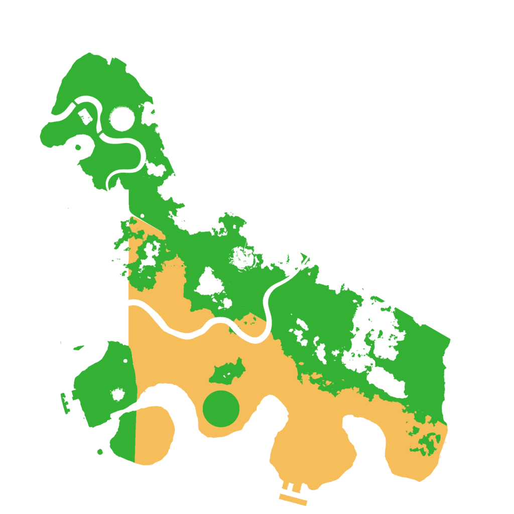 Biome Rust Map: Procedural Map, Size: 3700, Seed: 59320965