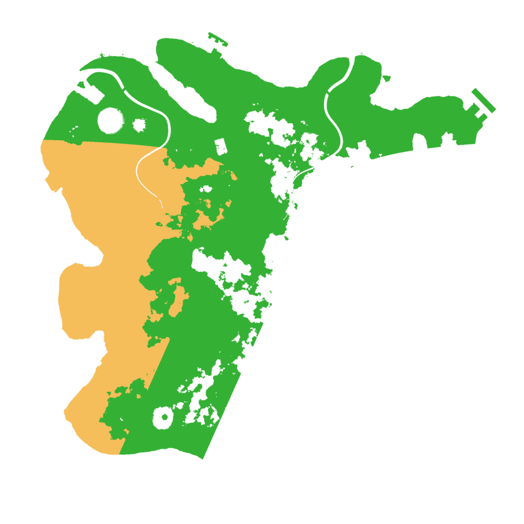 Biome Rust Map: Procedural Map, Size: 3550, Seed: 74626221