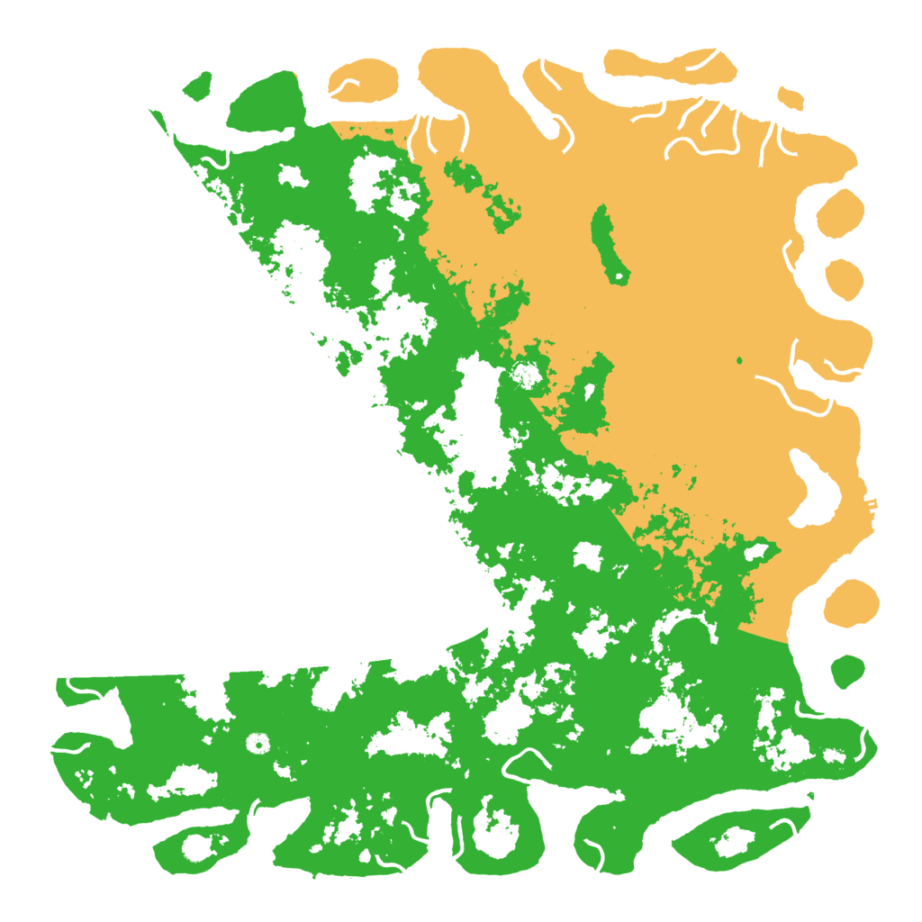 Biome Rust Map: Procedural Map, Size: 6000, Seed: 1101043063