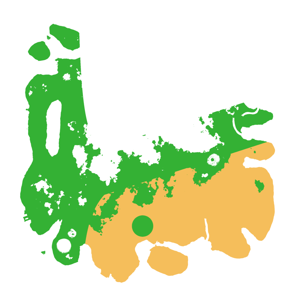 Biome Rust Map: Procedural Map, Size: 3700, Seed: 56833314