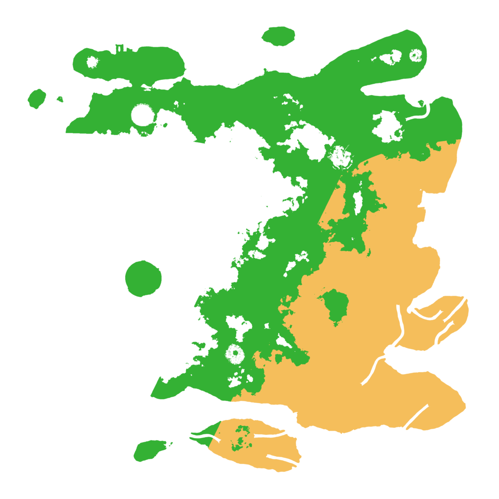 Biome Rust Map: Procedural Map, Size: 3950, Seed: 6839464