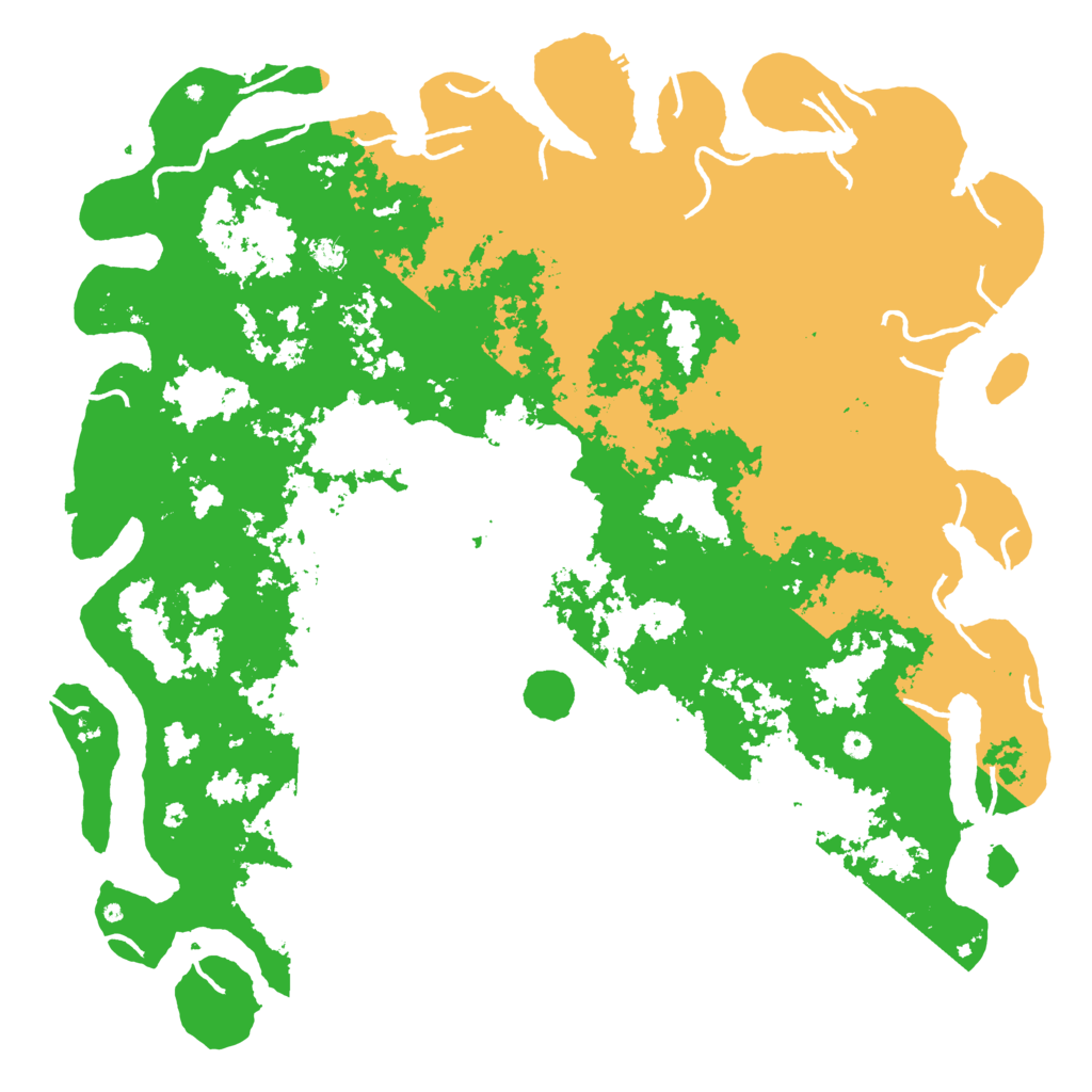 Biome Rust Map: Procedural Map, Size: 6000, Seed: 69420420