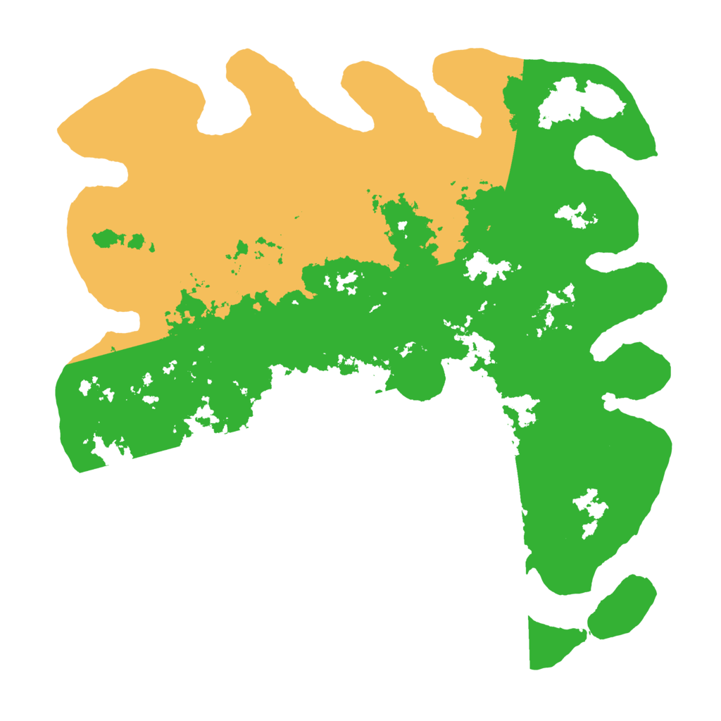 Biome Rust Map: Barren, Size: 4000, Seed: 4748385