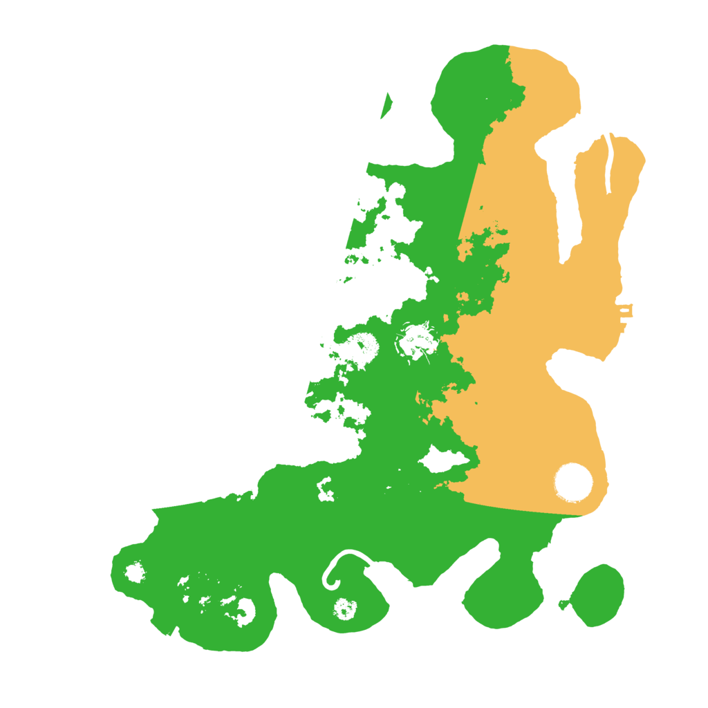 Biome Rust Map: Procedural Map, Size: 3250, Seed: 21350