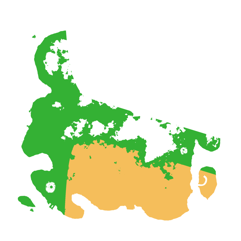 Biome Rust Map: Procedural Map, Size: 3500, Seed: 15648966