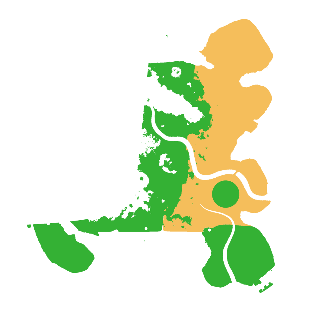 Biome Rust Map: Procedural Map, Size: 3000, Seed: 563
