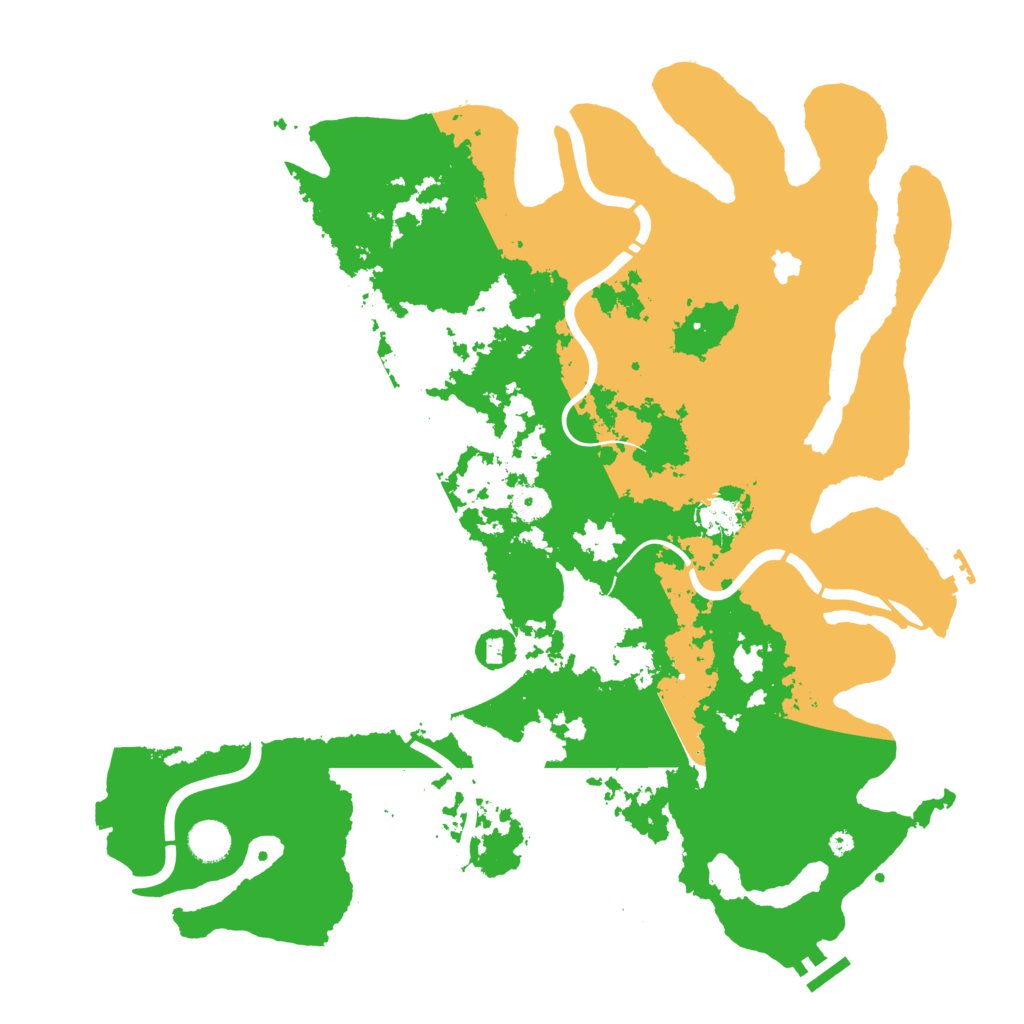 Biome Rust Map: Procedural Map, Size: 4250, Seed: 911405769