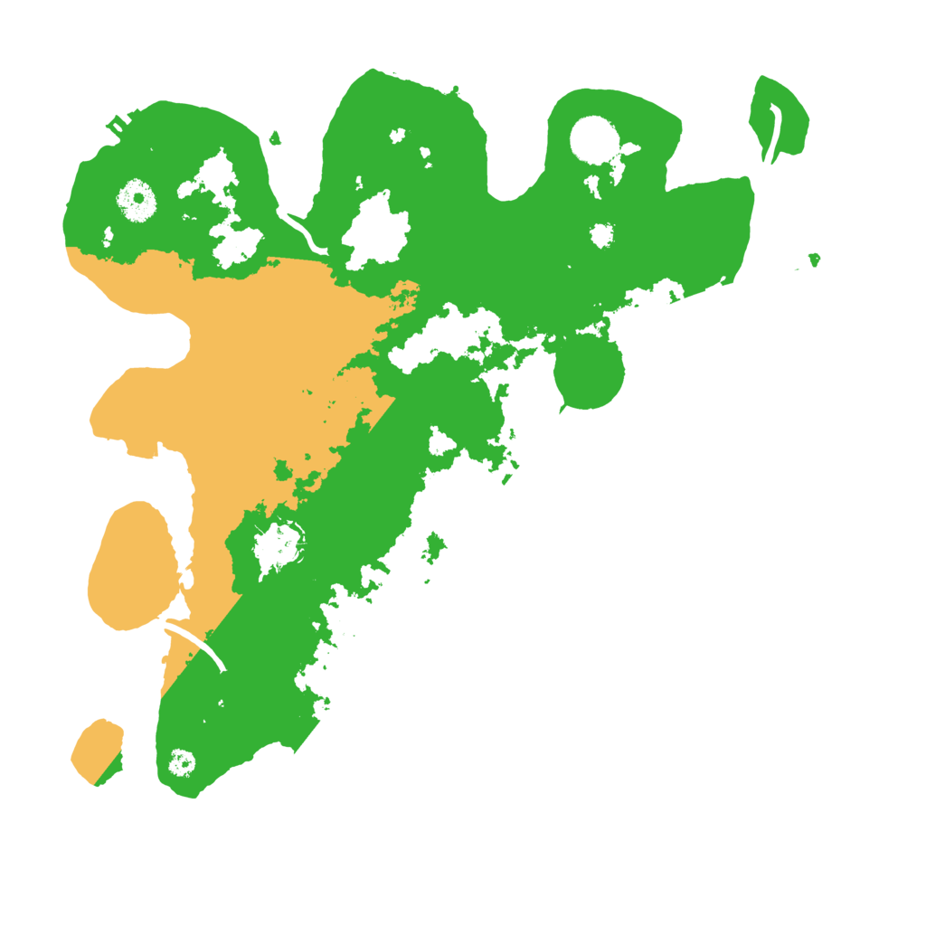 Biome Rust Map: Procedural Map, Size: 3500, Seed: 1835042