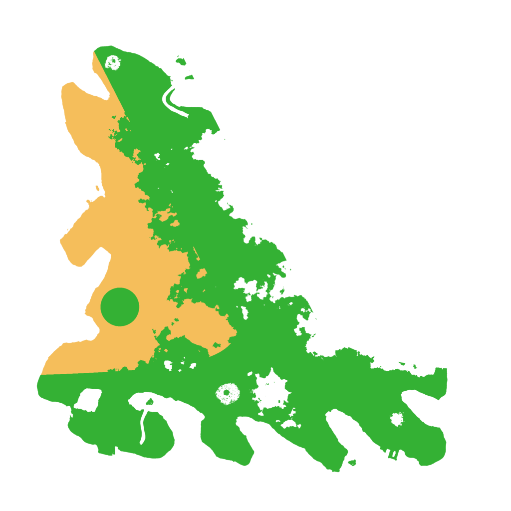 Biome Rust Map: Procedural Map, Size: 3500, Seed: 1098124896