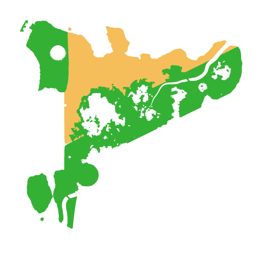 Biome Rust Map: Procedural Map, Size: 3000, Seed: 468454674