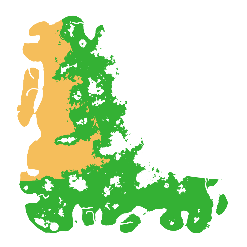 Biome Rust Map: Procedural Map, Size: 5000, Seed: 1996