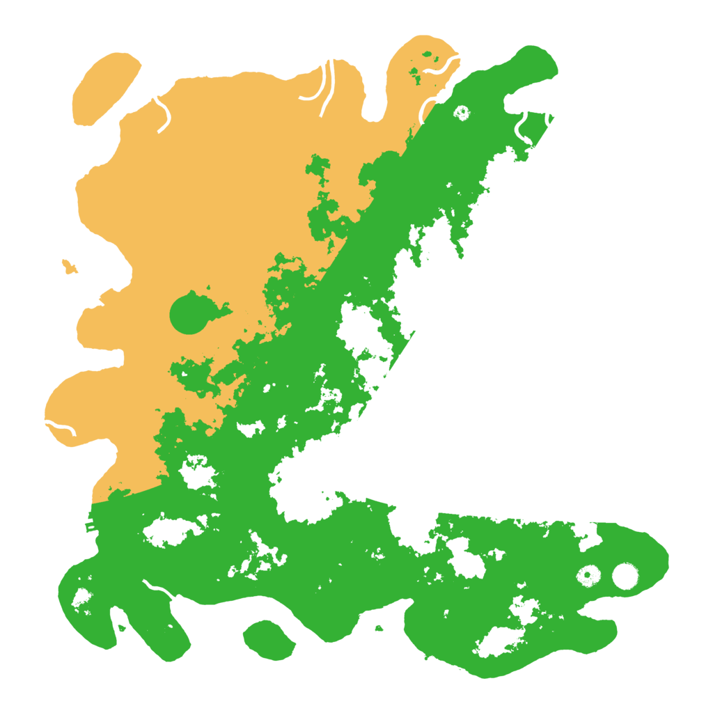 Biome Rust Map: Procedural Map, Size: 4800, Seed: 34116