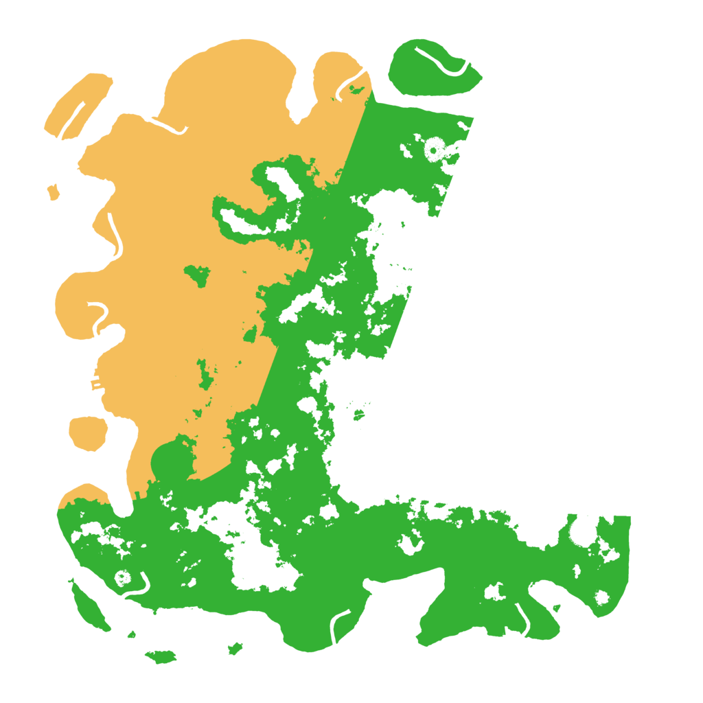 Biome Rust Map: Procedural Map, Size: 4500, Seed: 1348963166