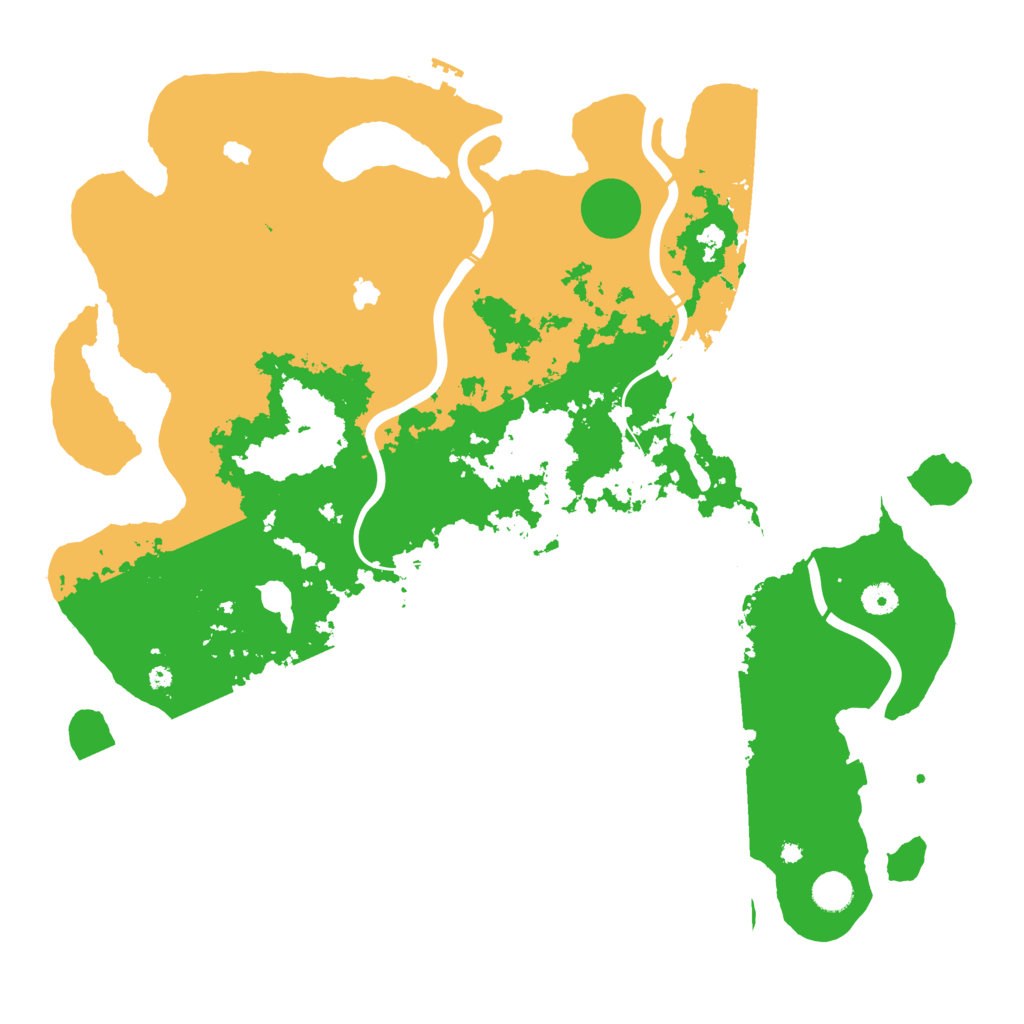 Biome Rust Map: Procedural Map, Size: 4500, Seed: 319667777