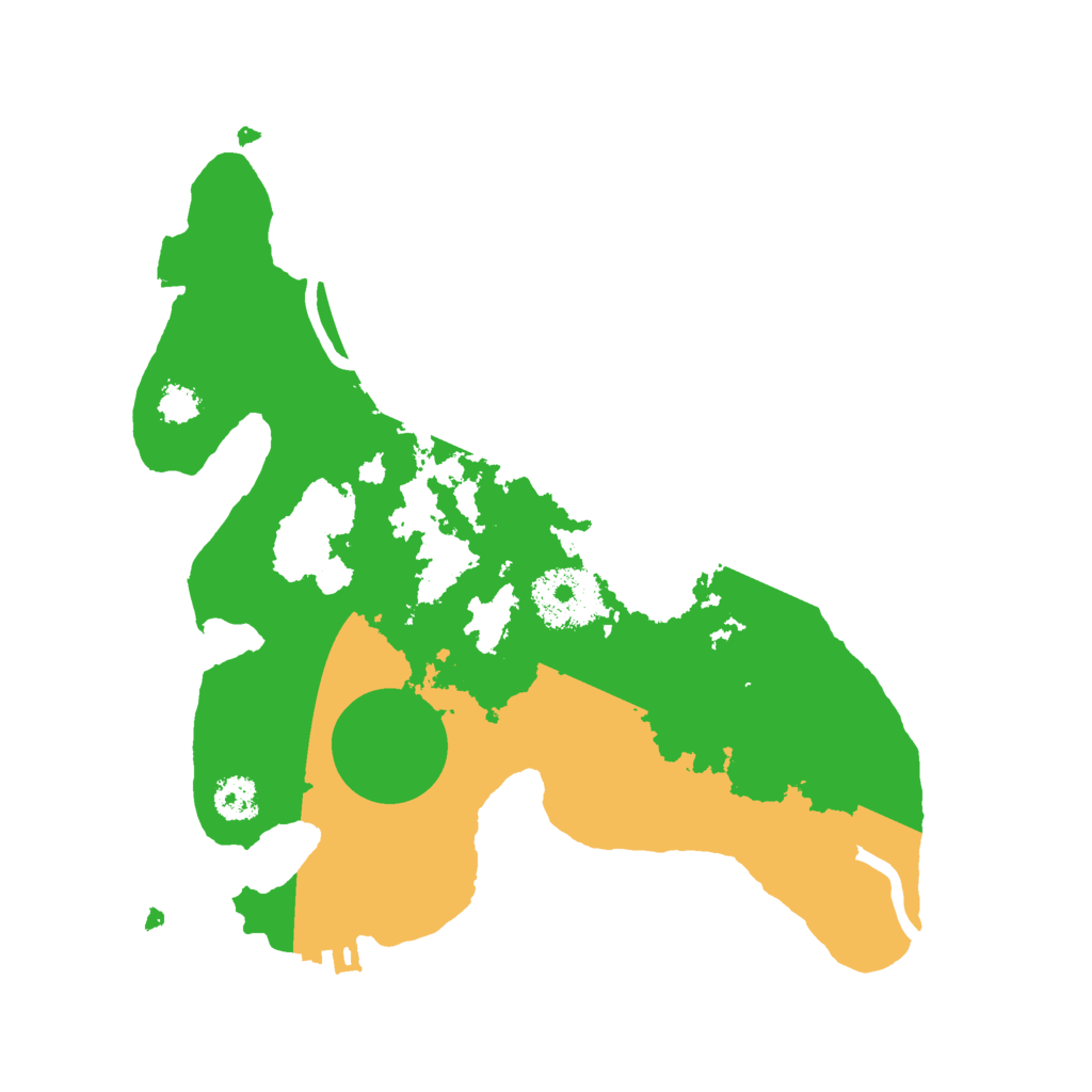 Biome Rust Map: Procedural Map, Size: 2500, Seed: 2147483641